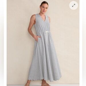 NWT Haven Striped Sleeveless Maxi Dress